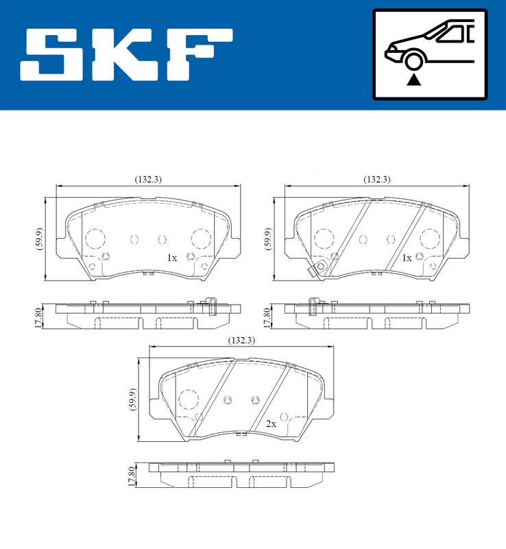 BRAKE PADS KIT|24-05