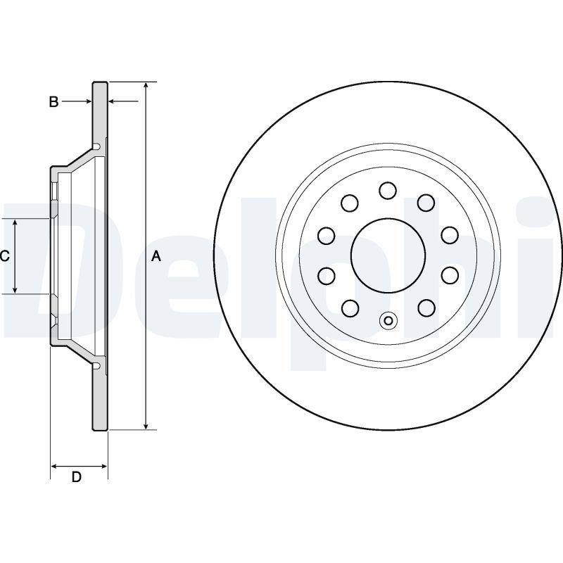 Brake Disc  VAG GOLF PASSAT A3 Q3 KODIAQ Hinterachse|AußenO-300mm|2-5 munkanapos szállítás 13:30-ig rendelve 2025.1