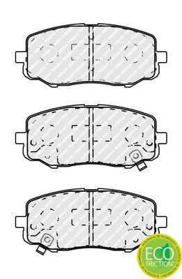 Ferodo Fékbetét készlet, tárcsafék Premier HYUNDAI i20|2022.8.8