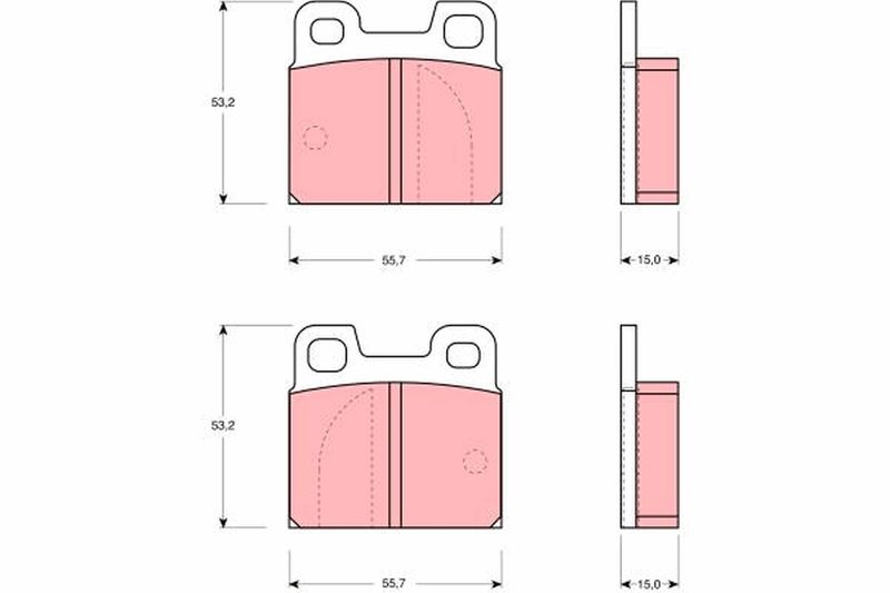 Brake Pad Set, disc brake  914 (70-76) Hinterachse|WVA:20642|nicht fü|2-5 munkanapos szállítás 13:30-ig rendelve 2024.12