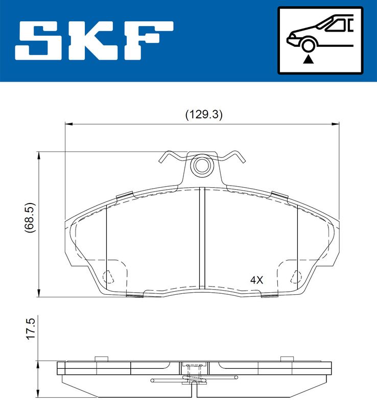 BRAKE PADS KIT|24-05