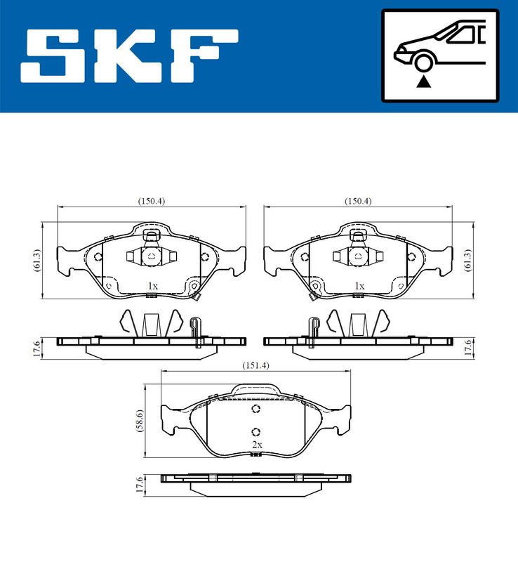 BRAKE PADS KIT|24-05