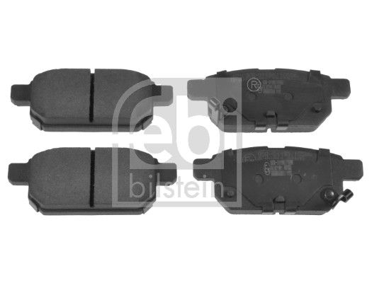 Brake Pad Set, disc brake   Hinterachse|WVA:25258|mit akus|2-5 munkanapos szállítás 13:30-ig rendelve 2025.1