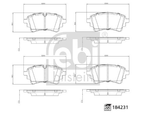 Brake Pad Set, disc brake   Hinterachse|WVA:26265|für Vers|2-5 munkanapos szállítás 13:30-ig rendelve 2024.12