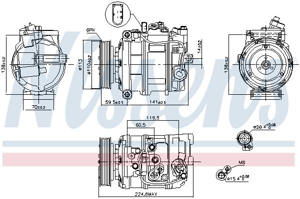 KOMPRESSOR VW-TOUAREG 02-|1 munkanapos beszerzés 2024.12