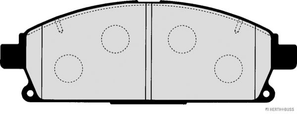 Brake Pad Set, disc brake   Vorderachse|WVA:23420|mit akus|2-5 munkanapos szállítás 13:30-ig rendelve 2024.12