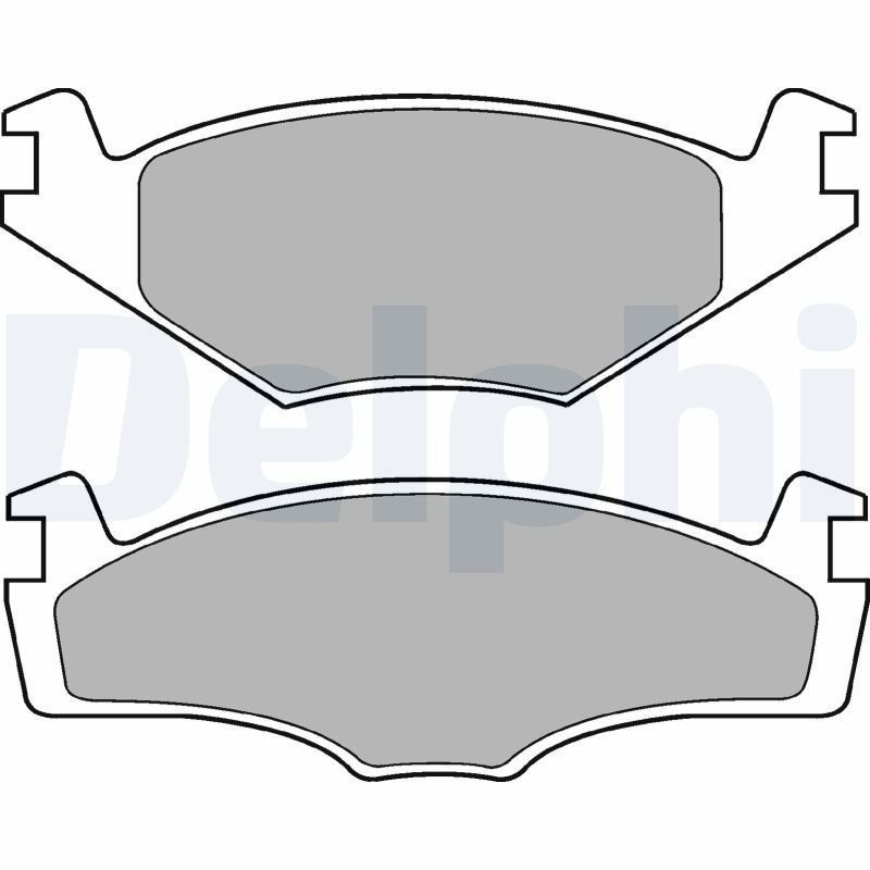 Brake Pad Set, disc brake   Vorderachse|WVA:20887, 20887 2|2-5 munkanapos szállítás 13:30-ig rendelve 2024.12