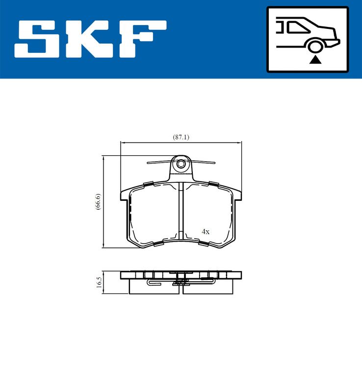 BRAKE PADS KIT|24-05