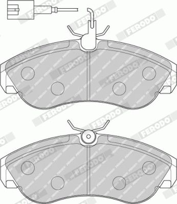 Ferodo Fékbetét készlet, tárcsafék Van Range FIAT DUCATO|2022.7.5