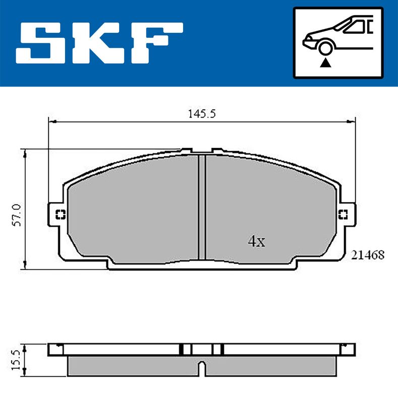 BRAKE PADS KIT|24-05