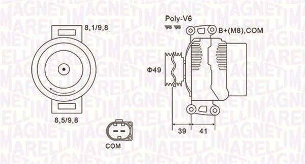 MAGNETI MARELLI ALKATRÉSZ|Csak távoli készlet esetén szállítjuk 2025.1.9