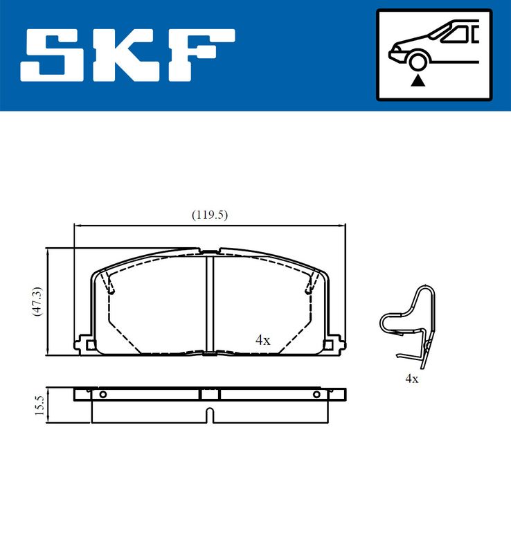 BRAKE PADS KIT|24-05