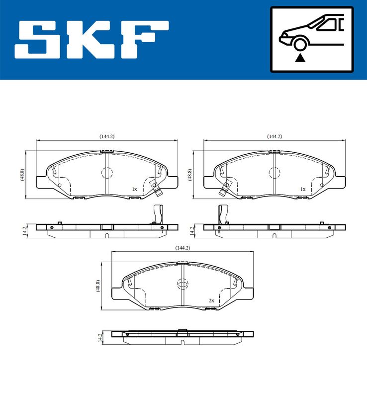 BRAKE PADS KIT|24-05