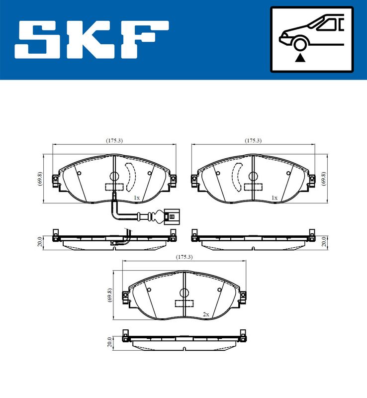 BRAKE PADS KIT|24-05