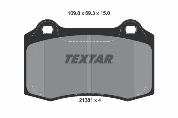 Brake Pad Set, disc brake   WVA:21381|nicht für Verschleiß|2-5 munkanapos szállítás 13:30-ig rendelve 2025.1