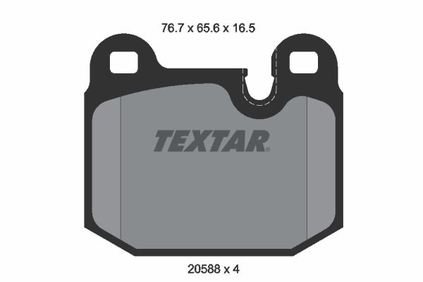 Brake Pad Set, disc brake   WVA:20588|für Verschleißwarnan|2-5 munkanapos szállítás 13:30-ig rendelve 2024.12