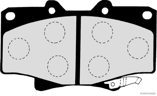 Brake Pad Set, disc brake   Vorderachse|WVA:21775|mit akus|2-5 munkanapos szállítás 13:30-ig rendelve 2024.12