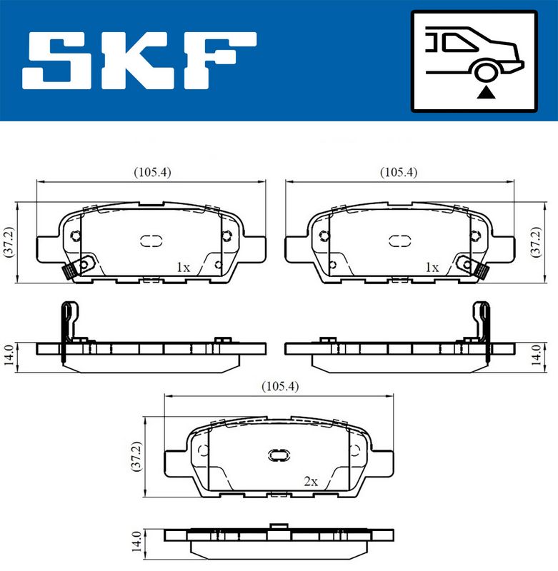 BRAKE PADS KIT|24-05