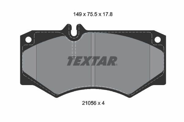 Brake Pad Set, disc brake   WVA:21056|für Verschleißwarnan|2-5 munkanapos szállítás 13:30-ig rendelve 2024.12