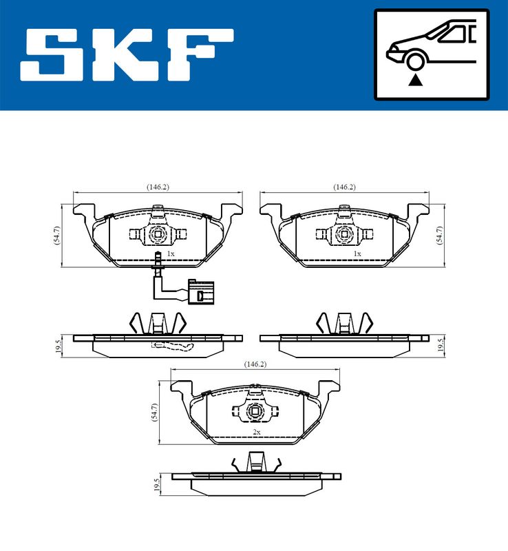 BRAKE PADS KIT|24-05