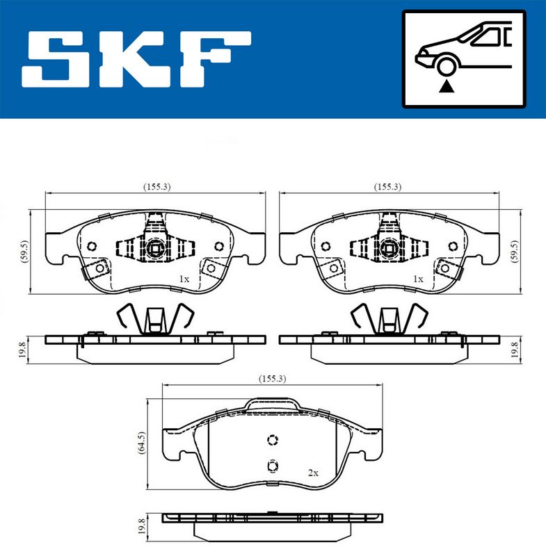 BRAKE PADS KIT|24-05