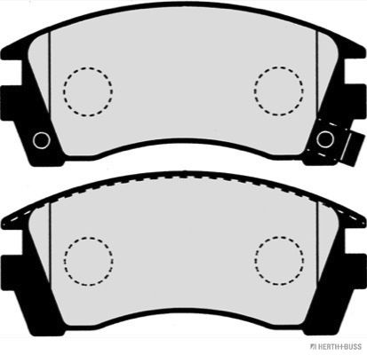 Brake Pad Set, disc brake   Vorderachse|WVA:21716|mit akus|2-5 munkanapos szállítás 13:30-ig rendelve 2025.1