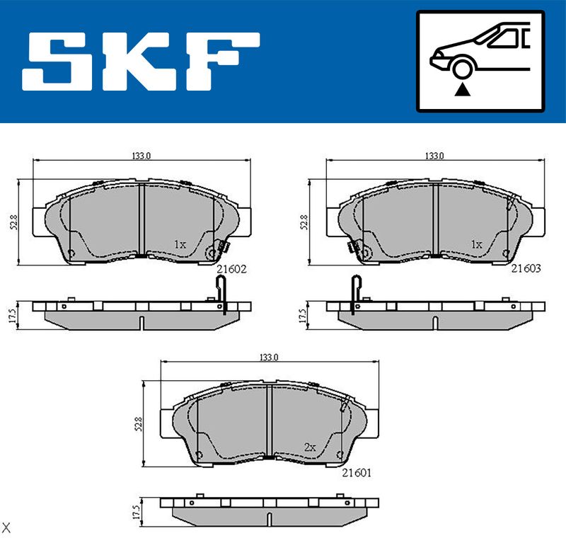 BRAKE PADS KIT|24-05