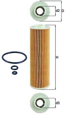 OX183/5D1 ECO OELFILTER|1 munkanapos beszerzés 2024.12