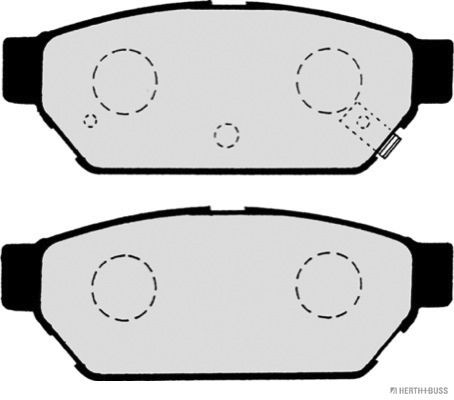 Brake Pad Set, disc brake   Hinterachse|WVA:21872|mit akus|2-5 munkanapos szállítás 13:30-ig rendelve 2024.12