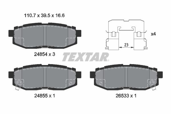 TEXTAR alkatrész|Távoli klt. esetén 1-2 m.napos szállítás 2024.12.20