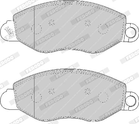 Ferodo Fékbetét készlet, tárcsafék FORD TRANSIT|2023.11.13