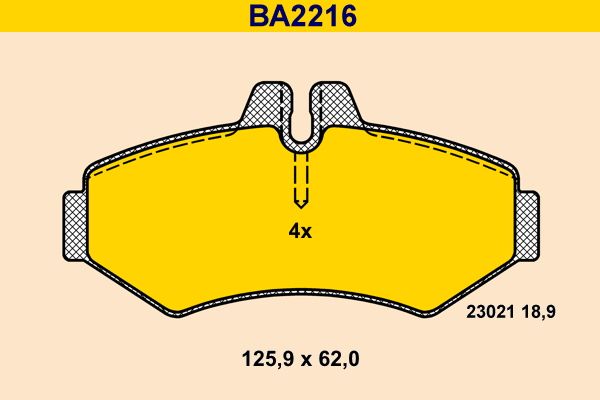 BARUM BELAGSATZ HA FUER MB|1 munkanapos beszerzés 2024.12