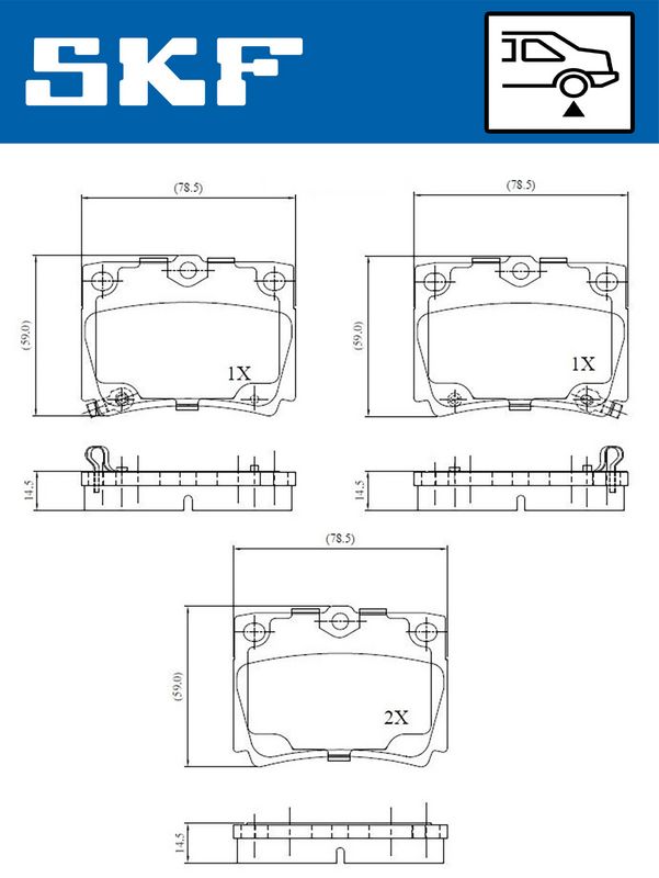 BRAKE PADS KIT|24-05