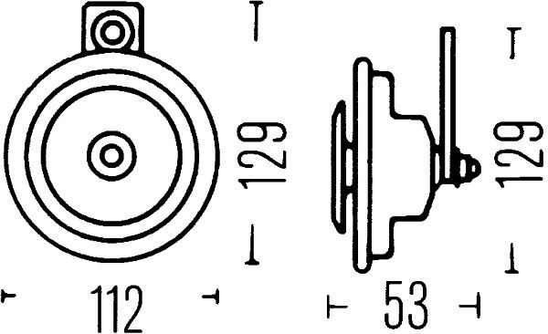 SIGNALHORN 12V, 400HZ|1 munkanapos beszerzés 2024.12