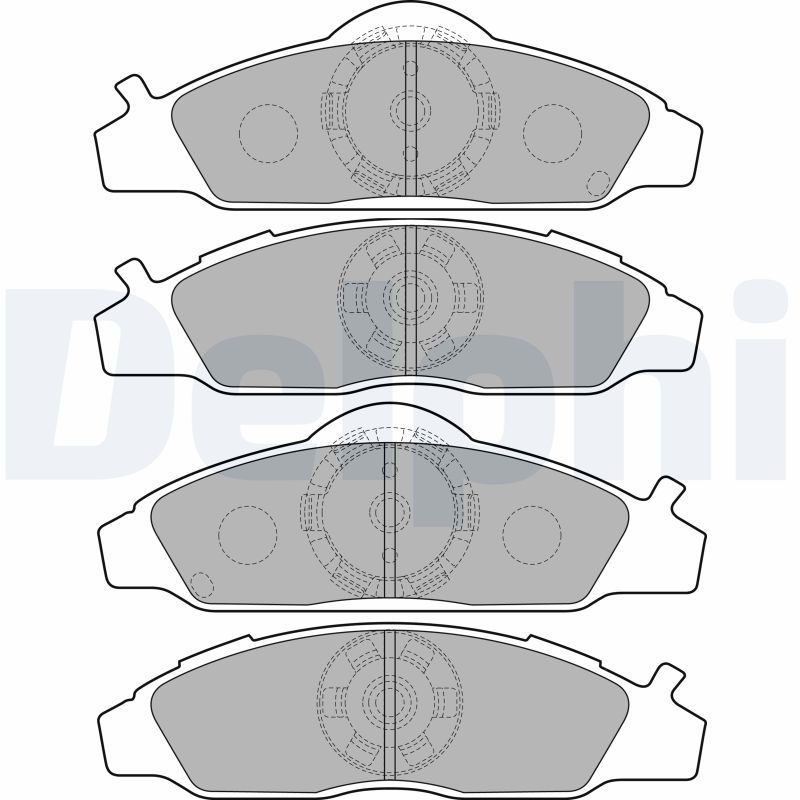 Brake Pad Set, disc brake   WVA:23231, 23230 23231 24027 2|2-5 munkanapos szállítás 13:30-ig rendelve 2024.12