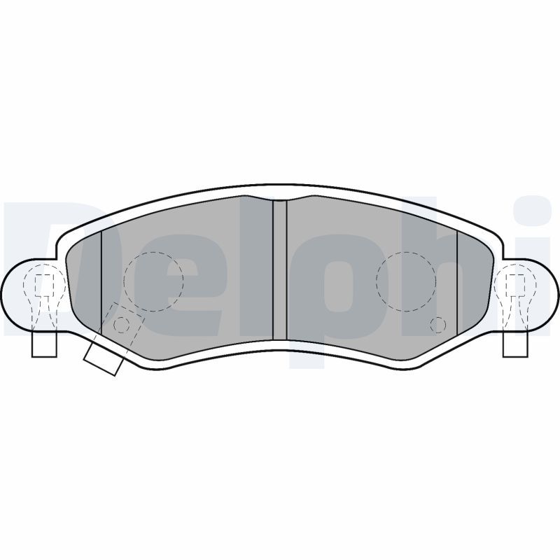 Brake Pad Set, disc brake   Vorderachse|WVA:23172, 23253 2|2-5 munkanapos szállítás 13:30-ig rendelve 2024.12