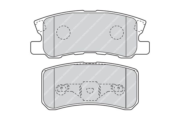 Ferodo Fékbetét készlet, tárcsafék Premier MITSUBISHI PAJERO|2023.8.30