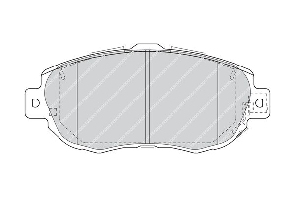 Ferodo Fékbetét készlet, tárcsafék Premier LEXUS IS|2022.6.24