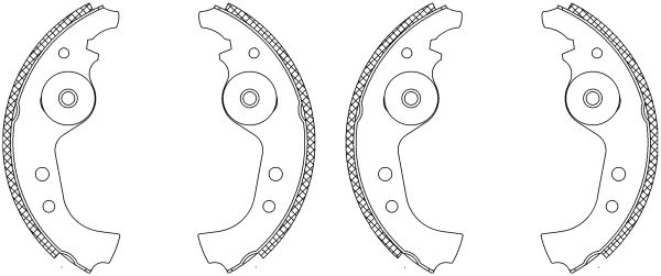 Brake Shoe Set   31mm|mit Radbremszylinder|2-5 munkanapos szállítás 13:30-ig rendelve 2024.12