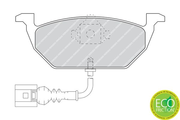 Brake Pad Set, disc brake  GOLF IV-VI PLUS POLO CADDY Vorderachse|Dicke19,7mm|WVA:23|2-5 munkanapos szállítás 13:30-ig rendelve 2024.12