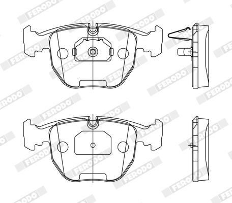 Ferodo Fékbetét készlet, tárcsafék Premier BMW 5-ÖS SZÉRIA|2023.9.21