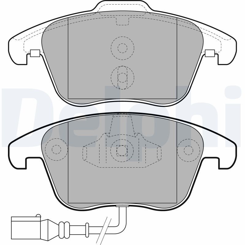 Brake Pad Set, disc brake  VW TIGUAN SHARAN AUDI Q3 WVA:24332 24333 24334|ohne Zub|2-5 munkanapos szállítás 13:30-ig rendelve 2024.12