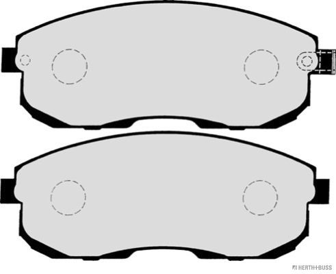 Brake Pad Set, disc brake   Vorderachse|WVA:21561|mit akus|2-5 munkanapos szállítás 13:30-ig rendelve 2024.12