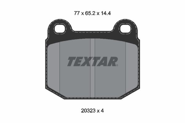 Brake Pad Set, disc brake   WVA:20323|nicht für Verschleiß|2-5 munkanapos szállítás 13:30-ig rendelve 2024.12