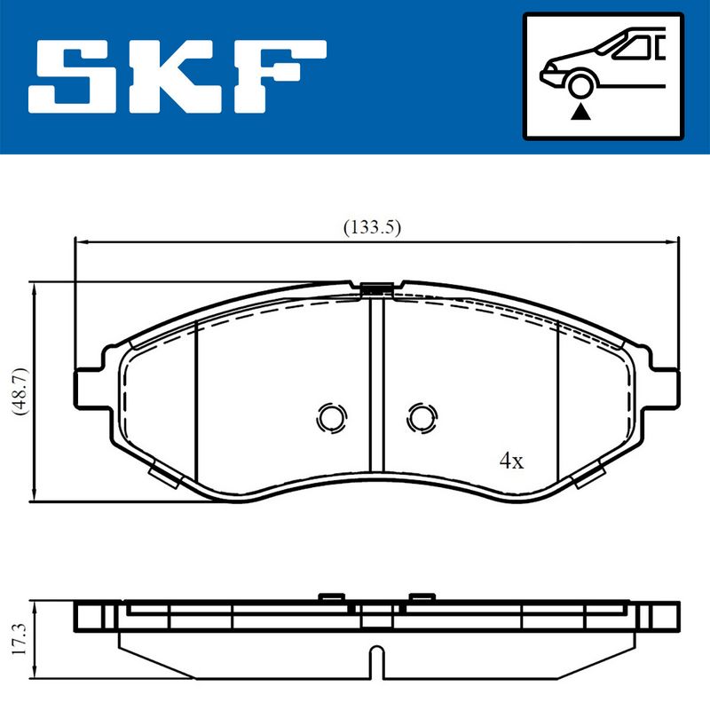 BRAKE PADS KIT|24-05