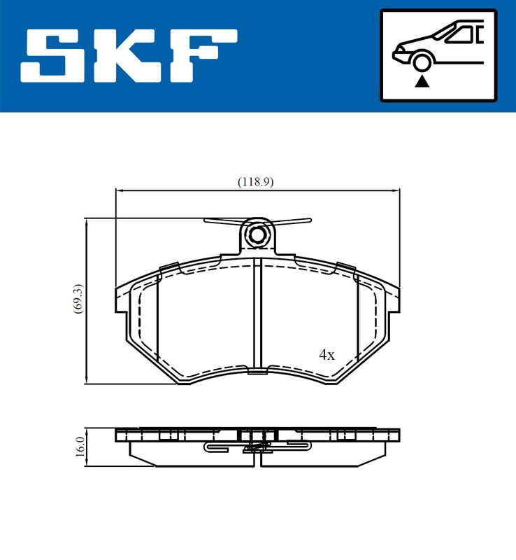 BRAKE PADS KIT|24-05