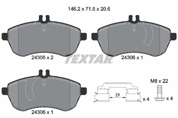 TEXTAR alkatrész|Távoli klt. esetén 1-2 m.napos szállítás 2024.12.20