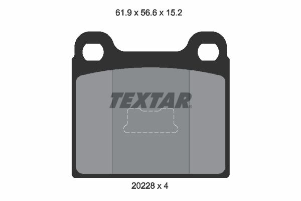 Brake Pad Set, disc brake   WVA:20228|nicht für Verschleiß|2-5 munkanapos szállítás 13:30-ig rendelve 2025.1