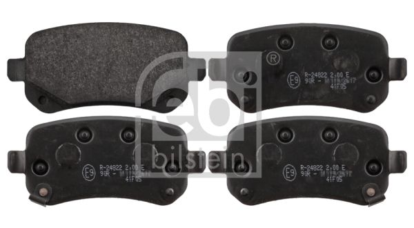 Brake Pad Set, disc brake   Hinterachse|WVA:24822|mit akus|2-5 munkanapos szállítás 13:30-ig rendelve 2024.12