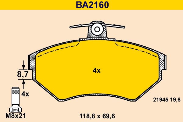 BARUM BELAGSATZ VA FUER|1 munkanapos beszerzés 2024.12